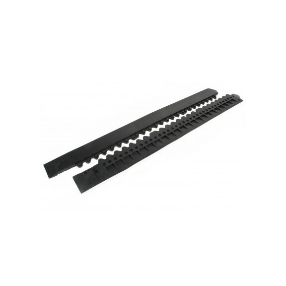 Krawędź Najazdowa Do Mat Przemysłowych Coba Czarny 75 Mm X 1 M - Męski