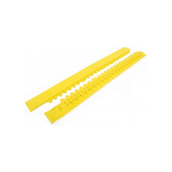 Krawędź Najazdowa Do Mat Przemysłowych Coba Żółty 75 Mm X 1 M - Męski(Nitryl 100%)