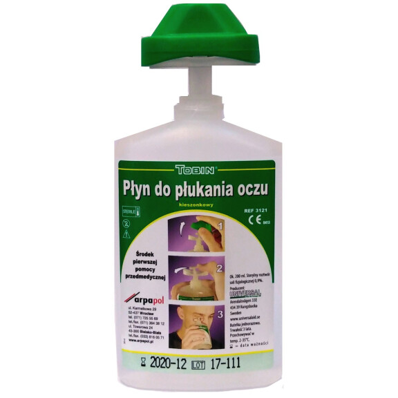 Płyn Do Płukania Oka - Kieszonkowy (200Ml) Tobin