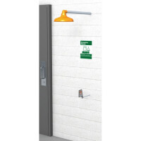 Mrozoodporny Prysznic Bezpieczeństwa Wychodzący Ze Ściany