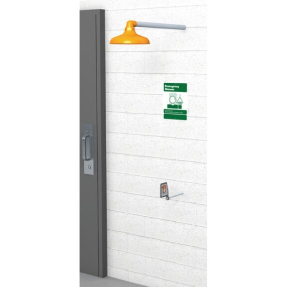 Mrozoodporny Prysznic Bezpieczeństwa Wychodzący Ze Ściany