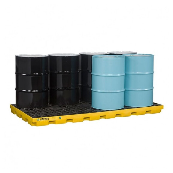 Wanna Wychwytowa Z Kratownicą Na 8 Beczek - 371L 8 Beczek Żółty 151 L. - 400 L. Z Kratownicą 246,5 Cm X 124,5 Cm X 14,0 Cm