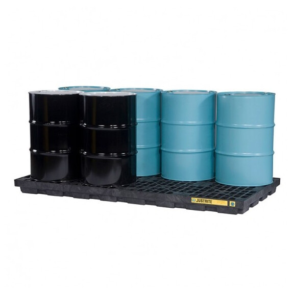 Wanna Wychwytowa Z Kratownicą Na 8 Beczek - 371L 8 Beczek Czarny 151 L. - 400 L. Z Kratownicą 246,5 Cm X 124,5 Cm X 14,0 Cm