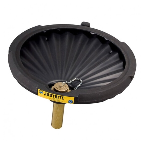 Lejek Polietylenowy Do Beczek Justrite - Do Substancji Łatwopalnych Lejek Bez Pokrywy