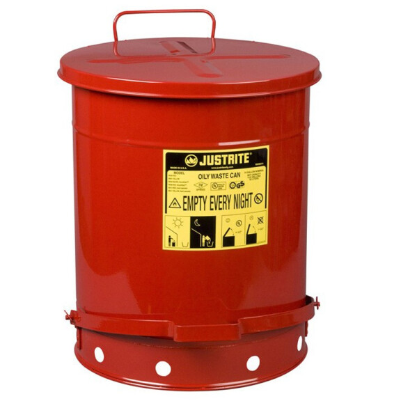 Pojemnik Na Odpady Niebezpieczne - 52 L Czerwony Ręczne 52 L.