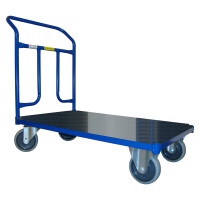 Wózek Magazynowy Platformowy, Poręcz Przykręcana, 400 Kg 1000X600 Mm