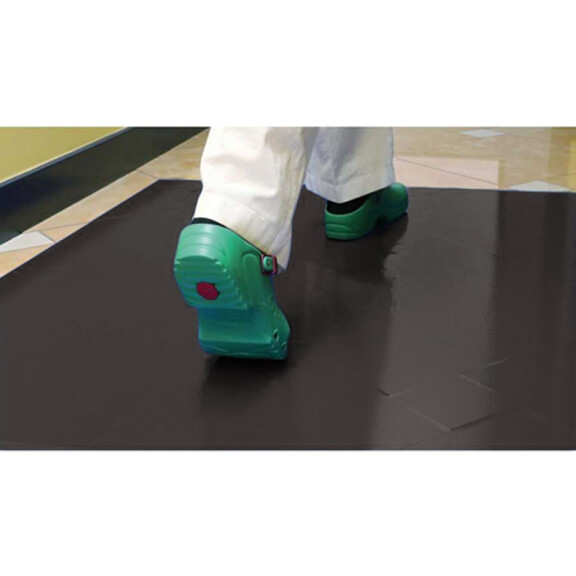 Mata Dekontaminacyjna, Samoprzylepna Sticky 90Cm X 115Cm Grafit