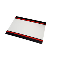 Zmywalna Mata Dekontaminacyjna Biała Listwa Wokół Dłuższych Boków Tak 60 X 80 Cm