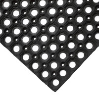 Mata Wejściowa Ringmat Honeycomb Czarny 0,8 M X 1,2 M