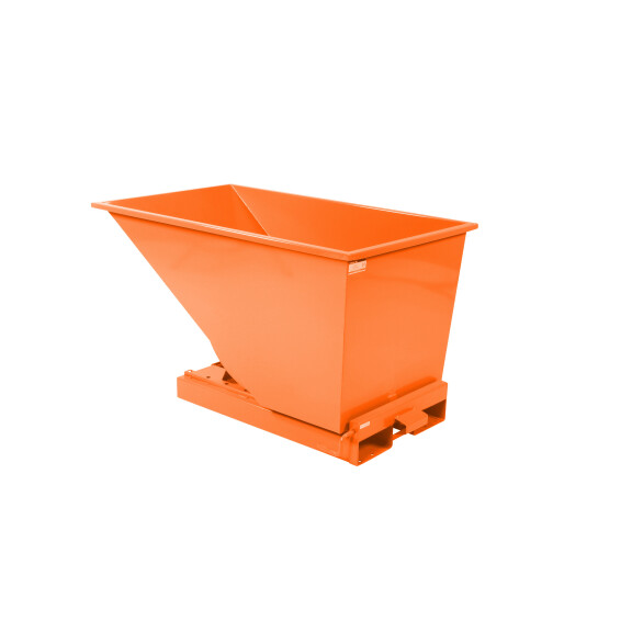 Kontener Samowyładowczy Do Segregacji Odpadów - Tippo 600 L. Pomarańczowy