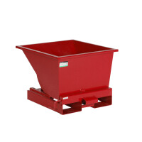 Kontener Samowyładowczy Do Segregacji Śmieci - Tippo 150 L. Czerwony