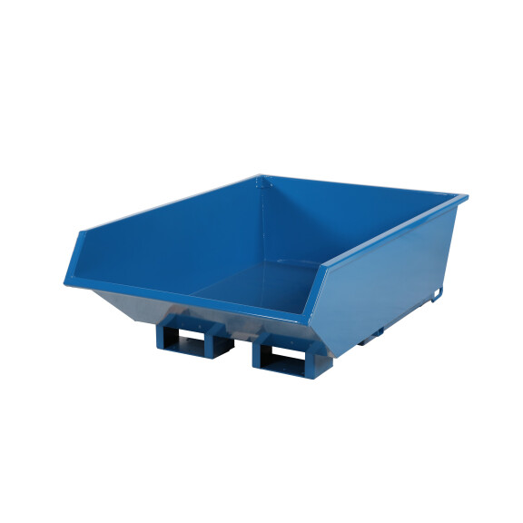 Kontener Samowyładowczy Z Niską Burtą 550 L. Tippo Low-Build Niebieski