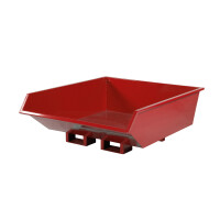 Kontener Samowyładowczy Z Niską Burtą 750 L. Tippo Low-Build Czerwony