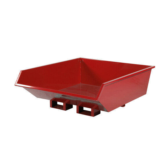 Kontener Samowyładowczy Z Niską Burtą 750 L. Tippo Low-Build Czerwony