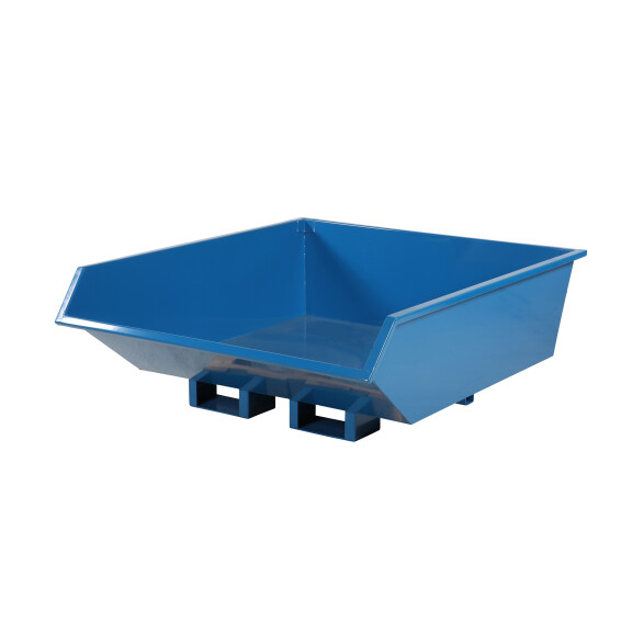 Kontener Samowyładowczy Z Niską Burtą 750 L. Tippo Low-Build Niebieski