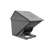 Kontener Samowyładowczy Tippo - 2200 L., Zabudowany, Z Drzwiczkami Szary