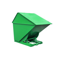 Kontener Samowyładowczy Tippo - 2200 L., Zabudowany, Z Drzwiczkami Zielony