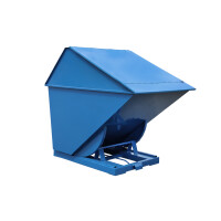 Kontener Samowyładowczy Tippo - 2200 L., Zabudowany, Z Drzwiczkami Niebieski