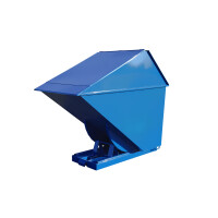 Kontener Samowyładowczy Tippo - 1700 L., Zabudowany, Z Drzwiczkami Niebieski