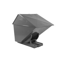 Kontener Samowyładowczy Zamykany Tippo - 1300 L. Szary