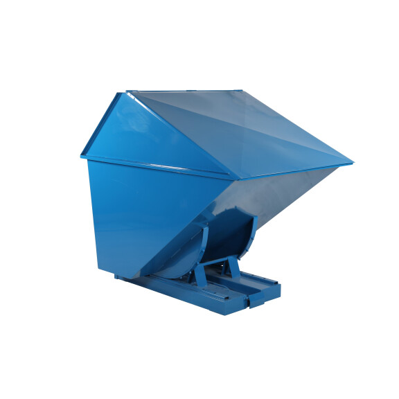 Kontener Samowyładowczy Zamykany Tippo - 1300 L. Niebieski