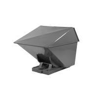 Kontener Przechylny Zamykany Tippo - 1100 L. Szary