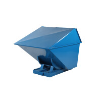 Kontener Przechylny Zamykany Tippo - 1100 L. Niebieski