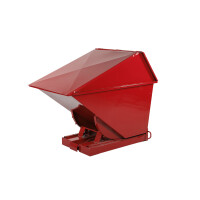 Kontener Przechylny Z Wysoką Pokrywą Tippo - 750 L. Czerwony