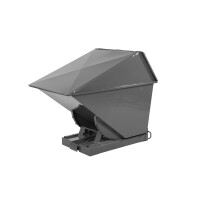 Kontener Przechylny Z Wysoką Pokrywą Tippo - 750 L. Szary