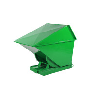 Kontener Przechylny Z Wysoką Pokrywą Tippo - 750 L. Zielony