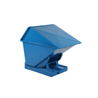 Kontener Wysypowy Z Wysoką Pokrywą Tippo - 400 L. Niebieski