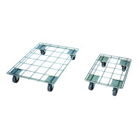 Ocynkowany Płaski Wózek 600X400, Do Koszy, Kartonów Pojemników Euro