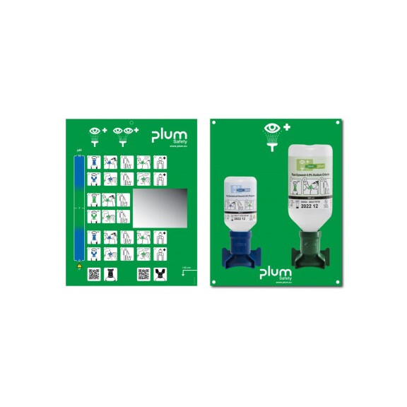 Zestaw Do Płukania Oka Plum Eyewash Stations - 200Ml, 500 Ml