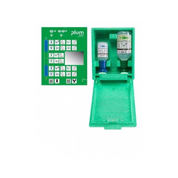 Zamykana Stacja Do Płukania Oczu Plum Eye Wash - Kwasy, Zasady, Ciała Obce