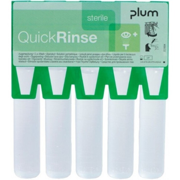 Ampułki Do Przemywania Oczu Plum Quickrinse 5X20Ml