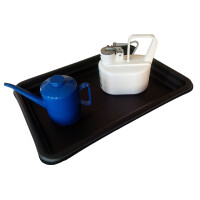 Polietylenowa Kuweta Wychwytowa Hd 14L (65X45X6Cm) Czarny Do 150 L. Bez Kratownicy Inne