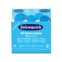 Plastry Opatrunkowe Salvequick Blue Detectable Cederroth