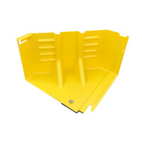 Zapora Przeciwpowodziowa - Flood Fence - Narożnik - System Ochrony Przed Powodzią Żółty