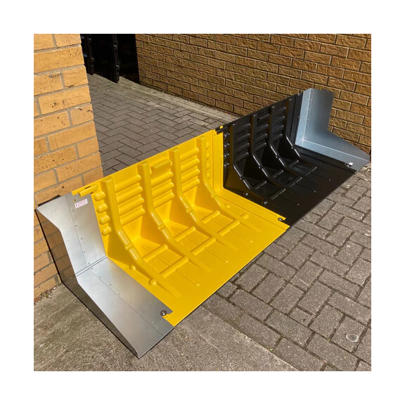 Zapora Przeciwpowodziowa - Flood Fence - Łącznik Ścienny - System Ochrony Przed Powodzią Prawostronne