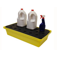 Taca Ociekowa 31L (80,5 X 40,5 X 17 Cm) Żółty Do 150 L. Z Kratownicą Inne 80,5 Cm X 40,5 Cm X 17 Cm