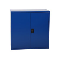 Stalowa Szafka, 100 X 100 X 50 Cm Niebieski