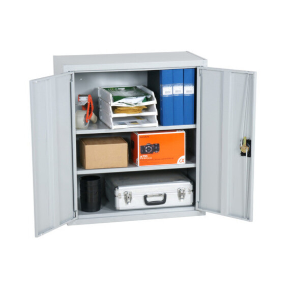 Stalowa Szafka Swed 90, 90 X 80 X 40 Cm Szary