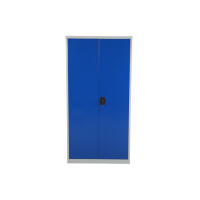 Szafa Stalowa Z Półkami 180 X 90 X 40 Cm Niebieski