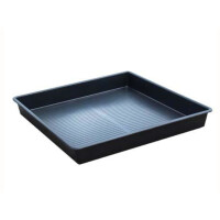 Taca Ociekowa 100L (100 X 100 X 12 Cm) Czarny Do 150 L. Bez Kratownicy 100 Cm X 100 Cm X 12 Cm