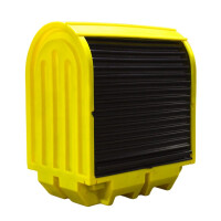 Wanna Wychwytowa Pod 2 Beczki Z Roletą, 230 L 2 Beczki Żółty 151 L. - 400 L. Z Kratownicą 149 Cm X 99 Cm X 169 Cm