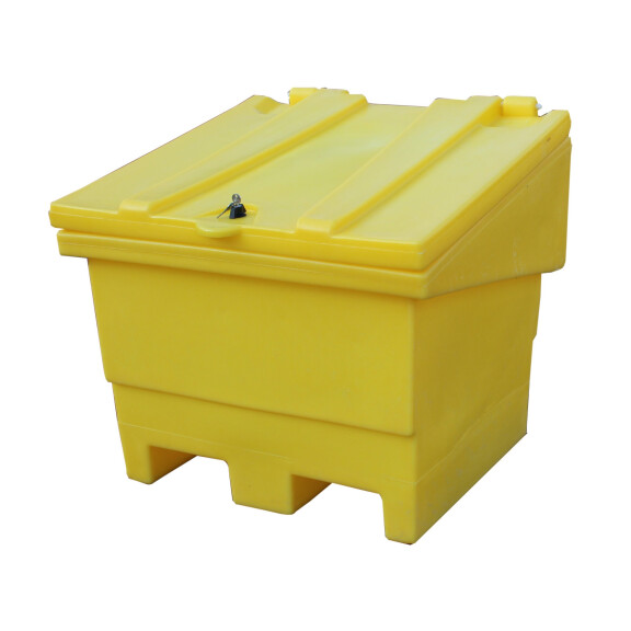 Pojemnik Na Sól Lub Piasek Z Zamykaną Pokrywą 250 L