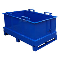 Kontener Metalowy Z Otwieranym Dnem 750L Ce Czarny