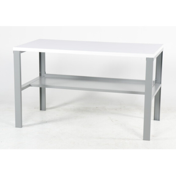 Stół Warsztatowy Basic, Biały Blat 1500Mm, Nośność 250Kg Tak