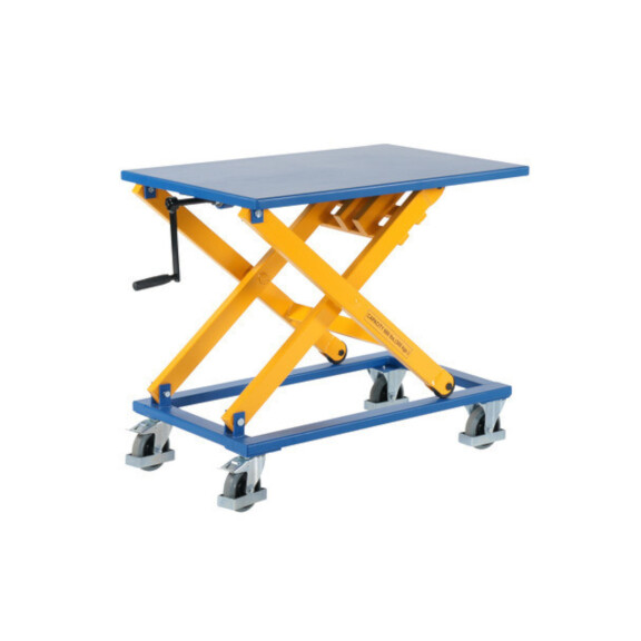 Stół Podnośnikowy Z Korbą Na Kołach (Blat 950X600 Mm)