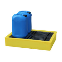 Taca Wychwytowa Z Kratownicą 100L (92 X 72 X 17,5 Cm) 1 Beczka Żółty Do 150 L. Z Kratownicą Inne 92 X 72 X 17,5 Cm